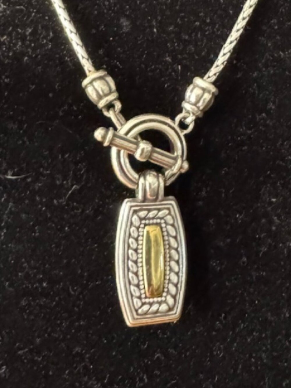 Brighton RETIRED silver plate and gold necklace and bracelet